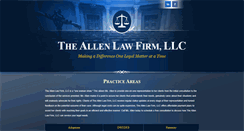 Desktop Screenshot of carlaallenlaw.com